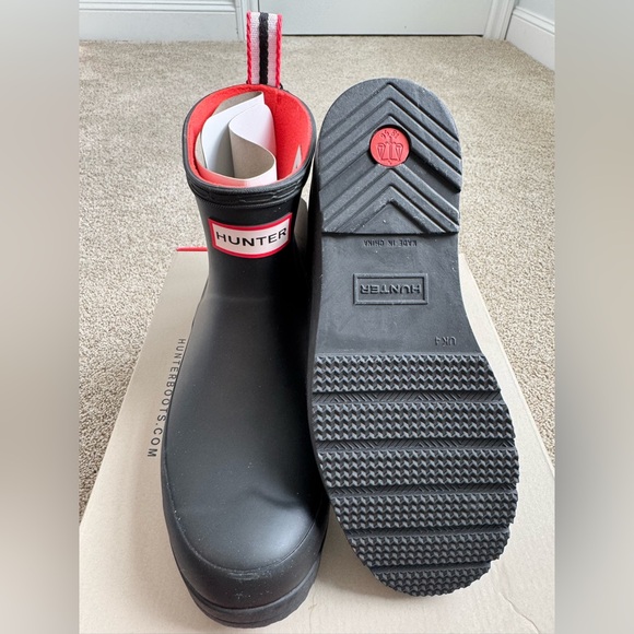 NEW Women’s Hunter Original Insulated Play Short Boots, Size 6 Black - Picture 4 of 6